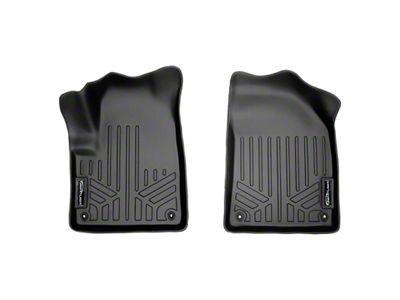 SmartLiner Smart Coverage Custom Fit Front Floor Liners; Black (14-23 Jeep Cherokee XL)