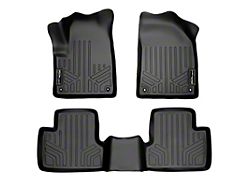 SmartLiner Smart Coverage Custom Fit Front and Rear Floor Liners; Black (14-23 Jeep Cherokee XL)