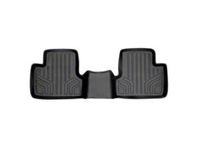 SmartLiner Smart Coverage Custom Fit Rear Floor Liner; Black (14-23 Jeep Cherokee XL)