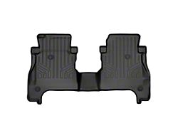 SmartLiner Smart Coverage Custom Fit Rear Floor Liners; Black (20-25 Jeep Gladiator JT)