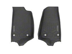 SmartLiner Smart Coverage Custom Fit Rubber Front Floor Liners; Black (20-25 Jeep Gladiator JT)
