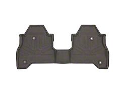 SmartLiner Smart Coverage Custom Fit Rubber Rear Floor Liners; Black (20-25 Jeep Gladiator JT w/ Lockable Rear Underseat Storage)