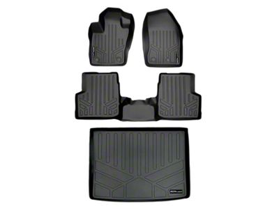 SmartLiner Smart Coverage Custom Fit Front, Rear Floor and Cargo Liners; Black (15-23 Jeep Renegade BU)
