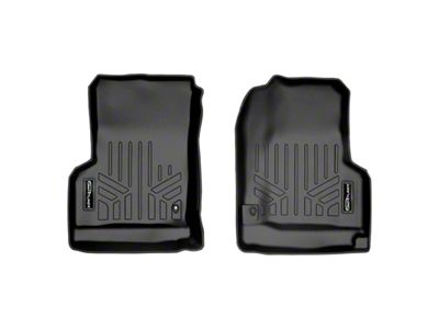 SmartLiner Smart Coverage Custom Fit Front Floor Liners; Black (97-06 Jeep Jeep Wrangler TJ)