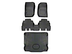 SmartLiner Smart Coverage Custom Fit Front, Rear Floor and Cargo Liners; Black (15-18 Jeep Wrangler JK 4-Door)