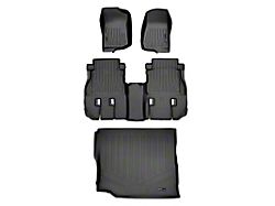 SmartLiner Smart Coverage Custom Fit Front, Rear Floor and Cargo Liners; Black (21-25 Jeep Wrangler JL Rubicon 392)