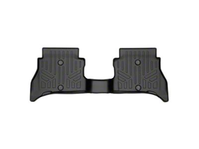 SmartLiner Smart Coverage Custom Fit Rear Floor Liner; Black (21-25 Jeep Wrangler JL 4xe)