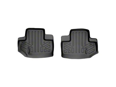 SmartLiner Smart Coverage Custom Fit Rear Floor Liners; Black (11-18 Jeep Wrangler JK 2-Door)