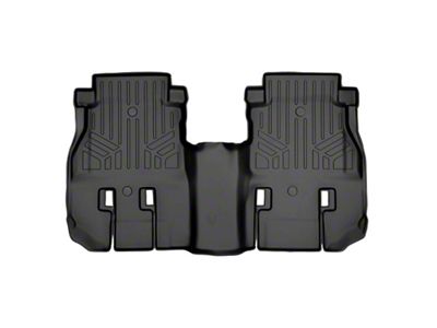 SmartLiner Smart Coverage Custom Fit Rear Floor Liners; Black (18-25 Jeep Wrangler JL 4-Door, Excluding 4xe)