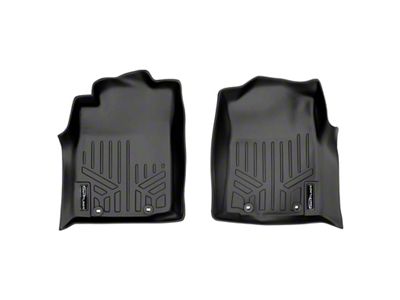 SmartLiner Smart Coverage Custom Fit Front and Rear Floor Liners; Black (12-15 Tacoma w/ Automatic Transmission & w/o Vinyl Flooring)