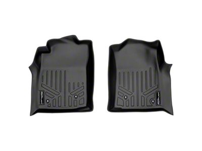 SmartLiner Smart Coverage Custom Fit Front Floor Liner; Black (05-11 Tacoma w/ Automatic Transmission & w/o Vinyl Flooring)