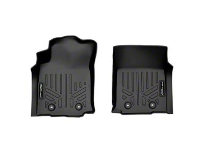 SmartLiner Smart Coverage Custom Fit Front Floor Liner; Black (18-23 Tacoma w/ Manual Transmission & w/o Vinyl Flooring)