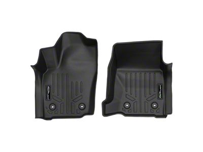 SmartLiner Smart Coverage Custom Fit Front Floor Liner; Black (24-26 Tacoma w/ AutomaticTransmission)