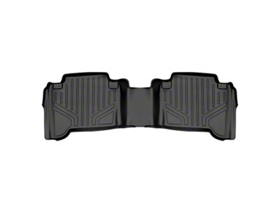 SmartLiner Smart Coverage Custom Fit Rear Floor Liner; Black (05-15 Tacoma Double Cab w/o Vinyl Flooring)
