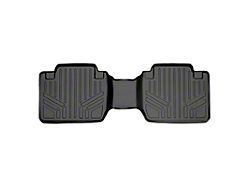 SmartLiner Smart Coverage Custom Fit Rear Floor Liner; Black (16-23 Tacoma Access Cab w/o Utility Package & Vinyl Flooring)