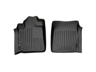 SmartLiner Smart Coverage Custom Fit Front Floor Liners; Black (07-11 Tundra w/o Vinyl Flooring)