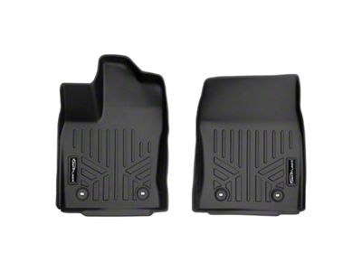 SmartLiner Smart Coverage Custom Fit Front Floor Liners; Black (22-25 Tundra)