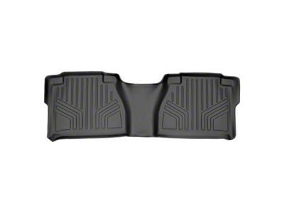 SmartLiner Smart Coverage Custom Fit Rear Floor Liner; Black (07-13 Tundra Double Cab w/ Front Bucket Seats & w/o Vinyl Flooring)