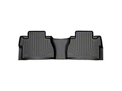 SmartLiner Smart Coverage Custom Fit Rear Floor Liner; Black (14-21 Tundra Double Cab, CrewMax w/ Front Bucket Seats & w/o Vinyl Flooring)