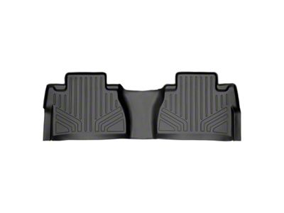 SmartLiner Smart Coverage Custom Fit Rear Floor Liner; Black (14-21 Tundra Double Cab, CrewMax w/ Front Bucket Seats & w/o Vinyl Flooring)