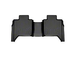 SmartLiner Smart Coverage Custom Fit Rear Floor Liner; Black (22-25 Tundra CrewMax w/ Rear Under Seat Storage)