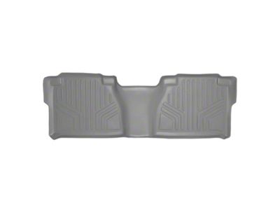 SmartLiner Smart Coverage Custom Fit Rear Floor Liner; Gray (07-13 Tundra Double Cab w/ Front Bucket Seats & w/o Vinyl Flooring)