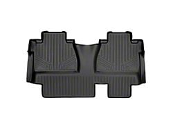 SmartLiner Smart Coverage Custom Fit Rear Floor Liner; Under Rear Seat Coverage; Black (14-21 Tundra Double Cab w/ Front Bucket Seats, w/o Under Rear Seat Storage & Vinyl Flooring)