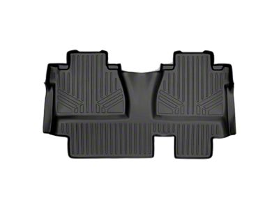SmartLiner Smart Coverage Custom Fit Rear Floor Liner; Under Rear Seat Coverage; Black (14-21 Tundra Double Cab w/ Front Bucket Seats, w/o Under Rear Seat Storage & Vinyl Flooring)