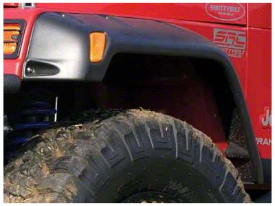 Smittybilt 6-Inch Fender Flares; Rear (87-95 Jeep Wrangler YJ)