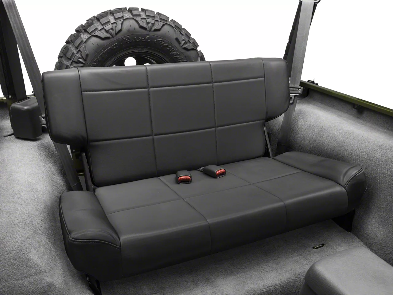 Jeep wrangler rear seat clearance