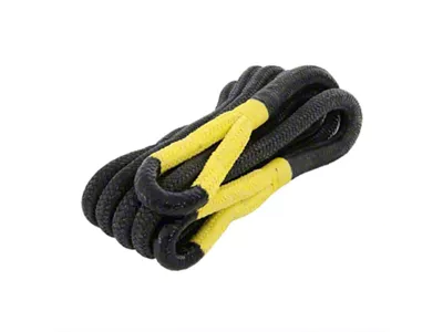 Smittybilt 1-Inch x 30-Foot Kinetic Recoil Recovery Rope; 30,000 lb.