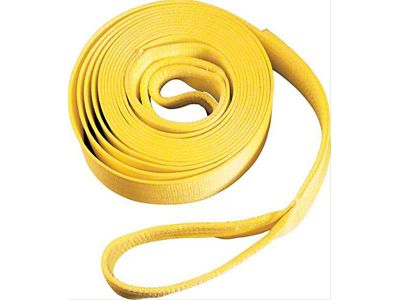 Smittybilt 2-Inch x 20-Foot Recovery Tow Strap; 20,000 lb.