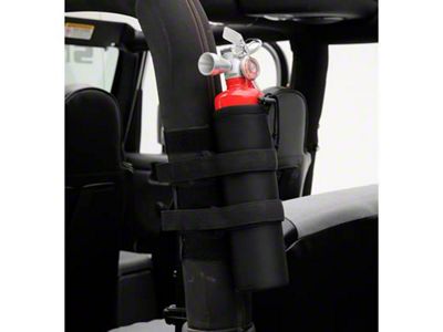 Smittybilt 2.5 lb. Fire Extinguisher Holder Roll Bar Mount (Universal; Some Adaptation May Be Required)