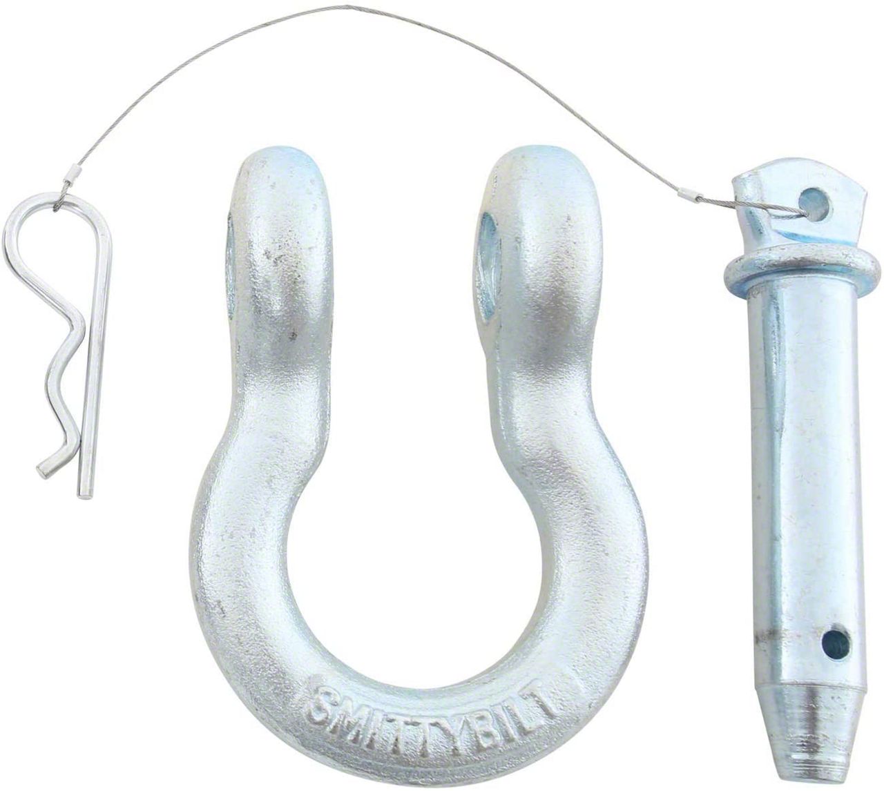 Smittybilt Bronco 7/8-Inch 6.5 Ton D-Ring Shackle with Locking Pin ...