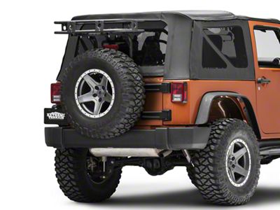 Smittybilt Defender Rack Tailgate Basket (07-18 Jeep Wrangler JK)