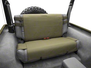 Smittybilt Jeep Wrangler Rear Seat Cover Olive Drab