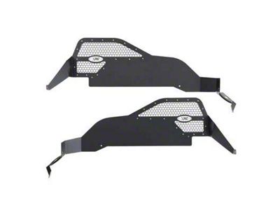 Smittybilt Aluminum Inner Fender Liners; Rear (07-18 Jeep Wrangler JK)