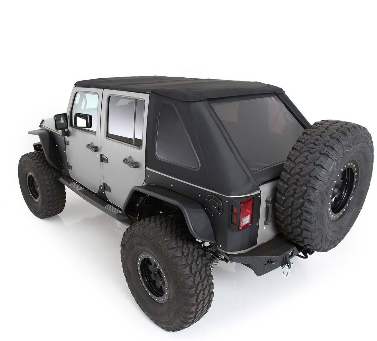 Smittybilt Jeep Wrangler Bowless Combo Soft Top with Tinted