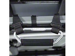 Smittybilt Extreme Grab Handles; Black/Silver (18-25 Jeep Wrangler JL)