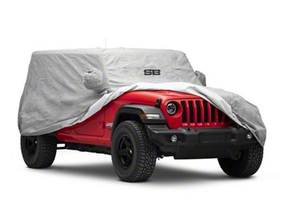 Smittybilt Full Climate Car Cover (18-25 Jeep Wrangler JL 4-Door)