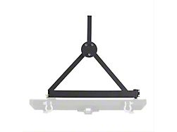 Smittybilt SRC Tire Carrier; Textured Black (76-06 Jeep CJ7, Wrangler YJ & TJ)
