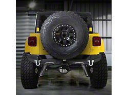 Smittybilt XRC Gen3 Winch Rear Bumper; Textured Black (18-26 Jeep Wrangler JL)