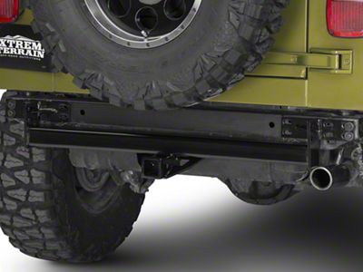 Smittybilt Class II Receiver Hitch for Tube Bumper (87-06 Jeep Wrangler YJ & TJ)