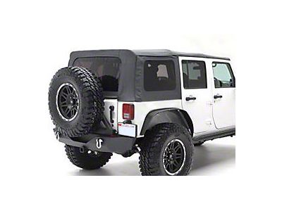 Smittybilt OEM Replacement Soft Top with Tinted Windows; Black Diamond (10-18 Jeep Wrangler JK 4-Door)