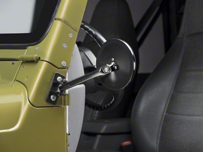 Smittybilt Round Trail Mirrors (97-18 Jeep Wrangler TJ & JK)