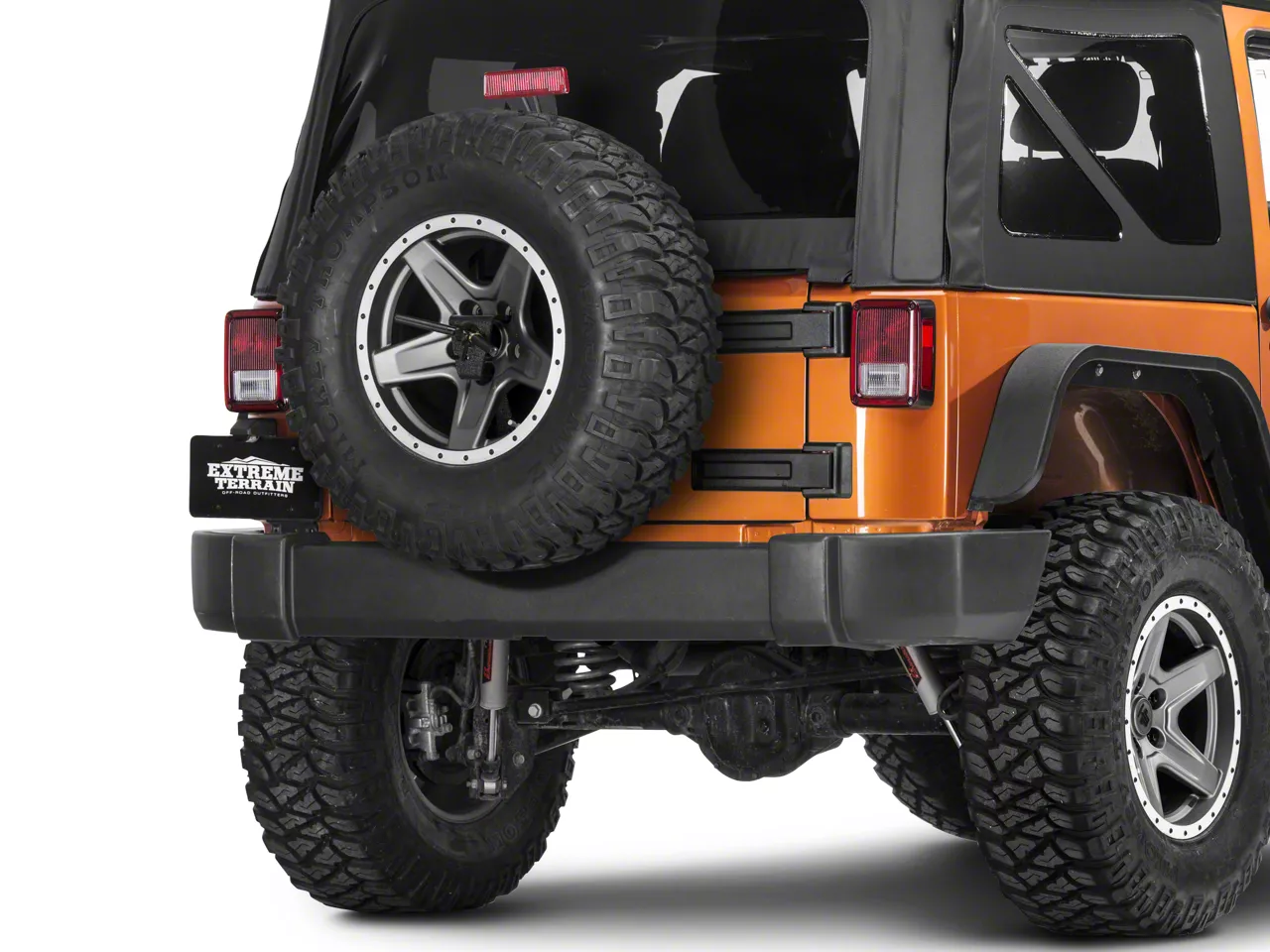 Smittybilt Jeep Wrangler SRC Oversize Tire Carrier 2743 (07