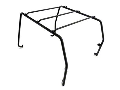 Smittybilt SRC Roof Rack; Textured Black (87-95 Jeep Wrangler YJ)