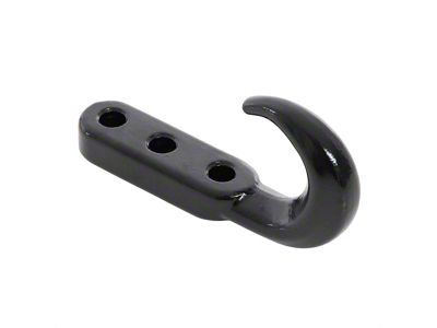 Smittybilt Tow Hook Kit; Black (76-06 Jeep CJ5, CJ7, Wrangler YJ & TJ)