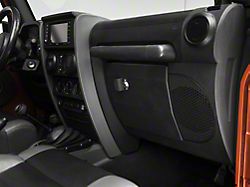 Smittybilt Vaulted Glove Box; Black (07-18 Jeep Wrangler JK)