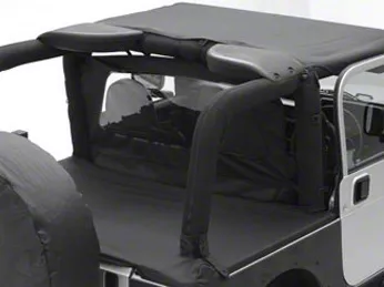 Smittybilt Jeep Wrangler Outback Wind Breaker; Black Diamond